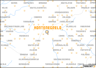 map of Montenegrelo
