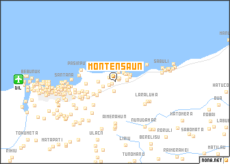 map of Montensaun