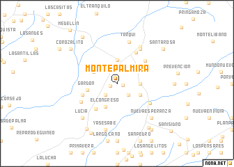 map of Monte Palmira