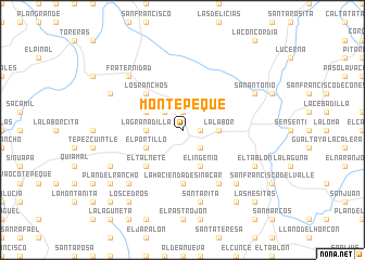 map of Montepeque