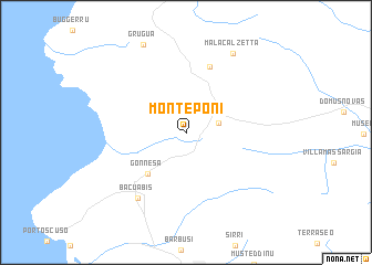 map of Monteponi