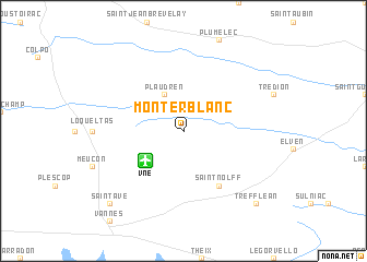 map of Monterblanc