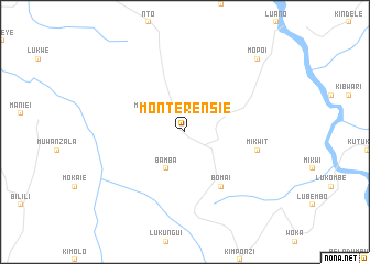 map of Monterensie