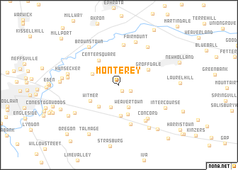 map of Monterey