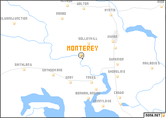 map of Monterey