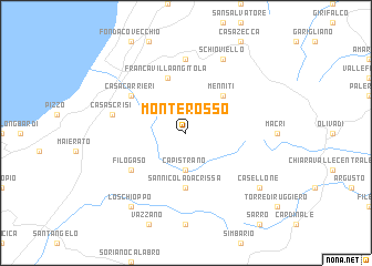 map of Monterosso