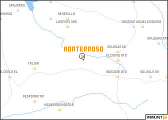 map of Monterroso