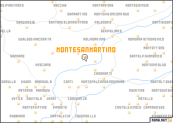 map of Monte San Martino