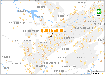 map of Monte-Sano