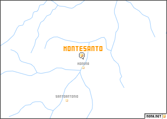 map of Monte Santo