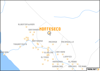 map of Monte Seco