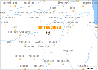 map of Montesquieu