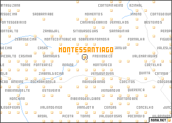 map of Montes Santiago