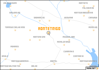 map of Monte Trigo