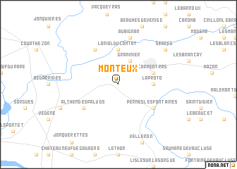 map of Monteux