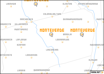 map of Monte Verde