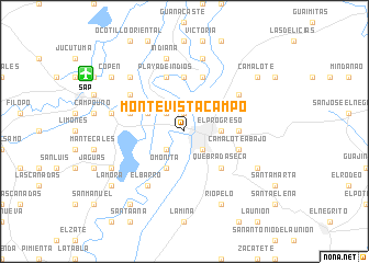 map of Monte Vista Campo