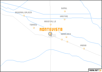 map of Monte Vista