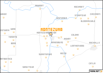 map of Montezuma