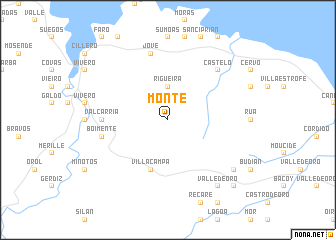 map of Monte