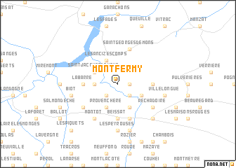 map of Montfermy