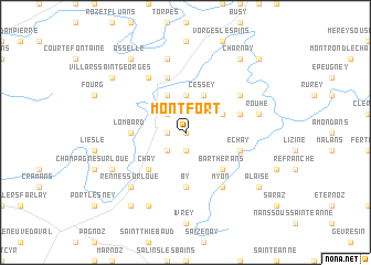 map of Montfort