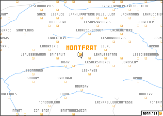 map of Montfrat