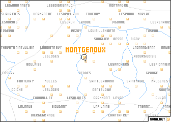 map of Montgenoux