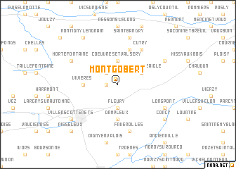 map of Montgobert