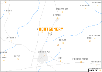 map of Montgomery