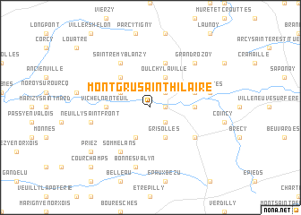 map of Montgru-Saint-Hilaire