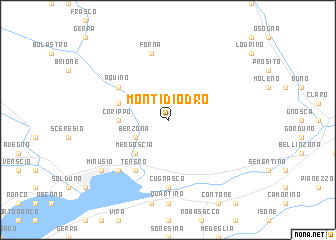 map of Monti di Odro