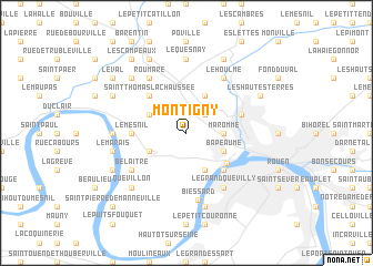 map of Montigny