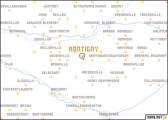 map of Montigny