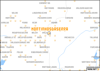 map of Montinhos da Serra