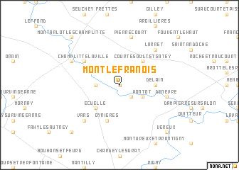 map of Mont-le-Frânois