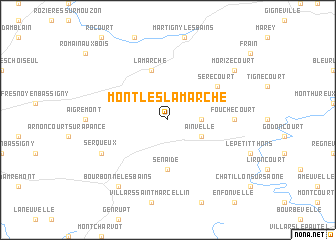 map of Mont-lès-Lamarche