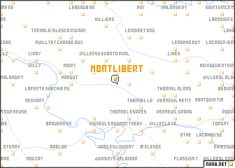 map of Montlibert