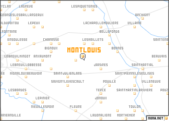 map of Montlouis