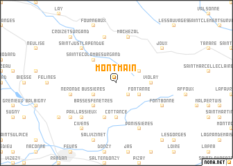 map of Montmain