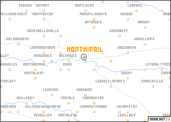 map of Montmirail