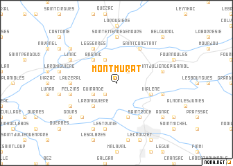 map of Montmurat