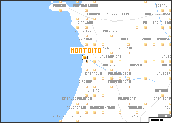 map of Montoito