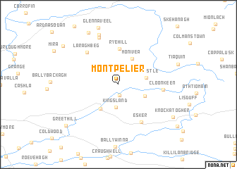 map of Montpelier