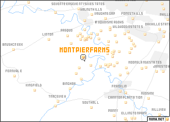 map of Montpier Farms