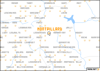map of Montpillard