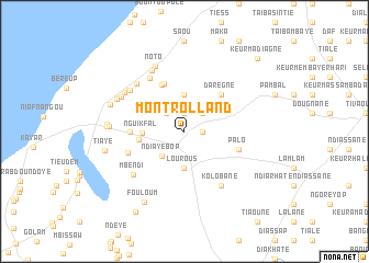 map of Mont Rolland