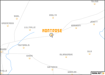 map of Montrose