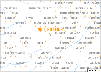 map of Montrottier