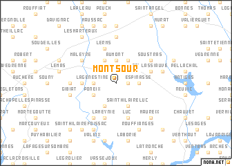 map of Montsour